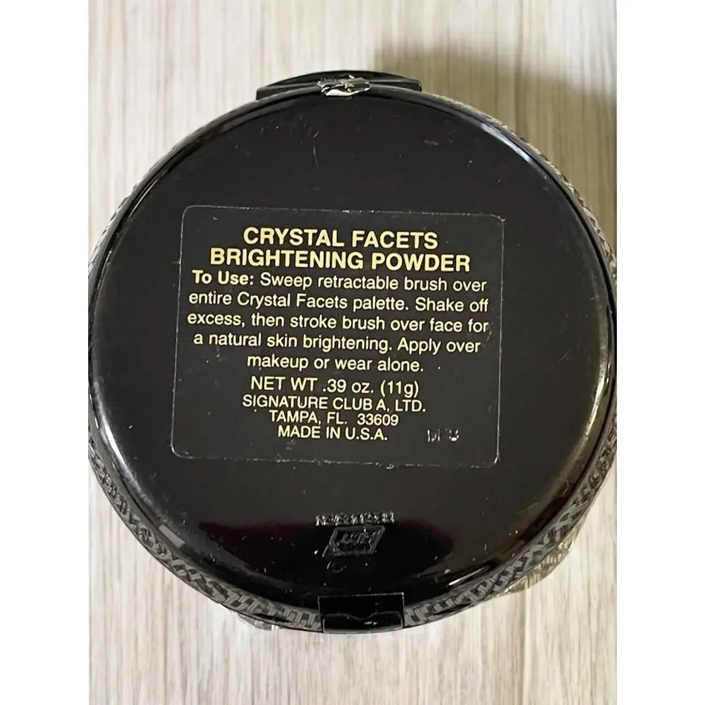 New SIGNATURE CLUB A Crystal Facets Brightening Powder .39oz Makeup